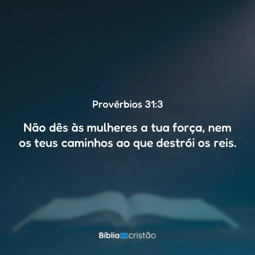 Provérbios 31:3