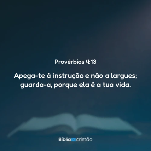 Provérbios 4:13