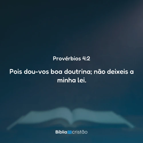 Provérbios 4:2