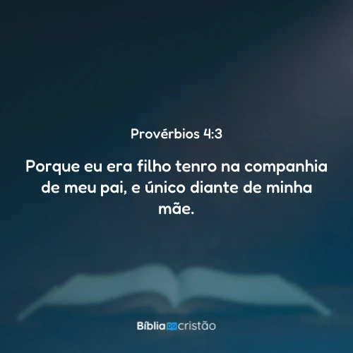 Provérbios 4:3
