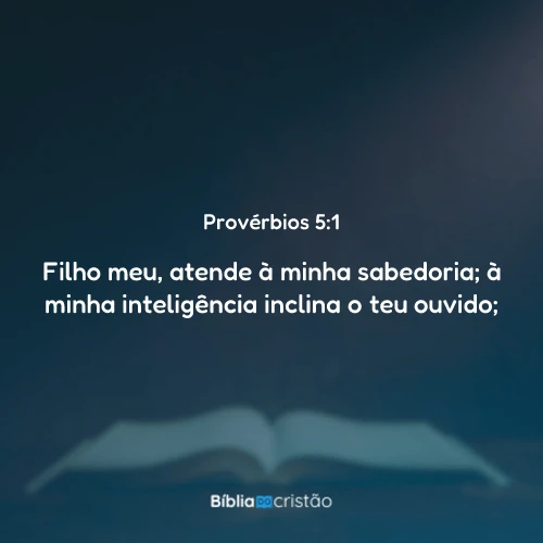 Provérbios 5:1