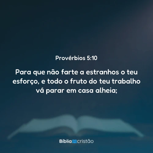 Provérbios 5:10