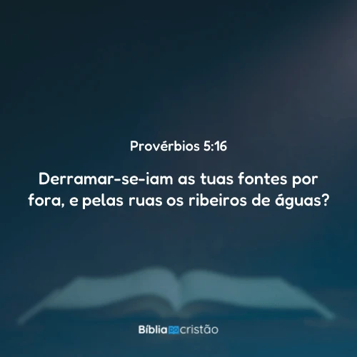 Provérbios 5:16