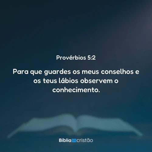 Provérbios 5:2