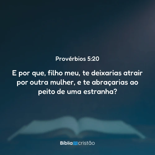 Provérbios 5:20
