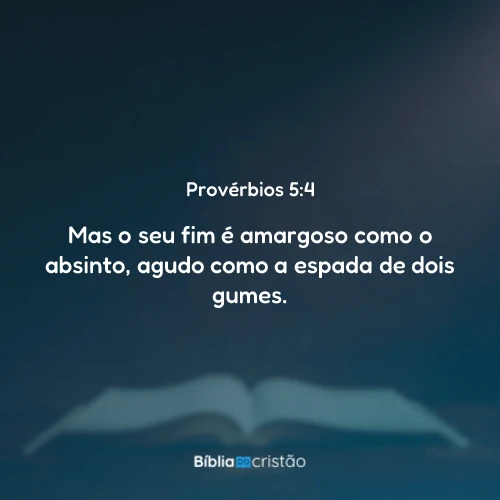 Provérbios 5:4
