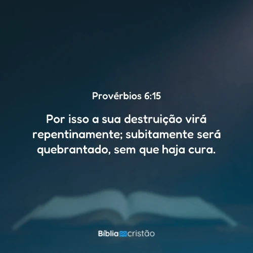 Provérbios 6:15