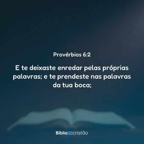 Provérbios 6:2