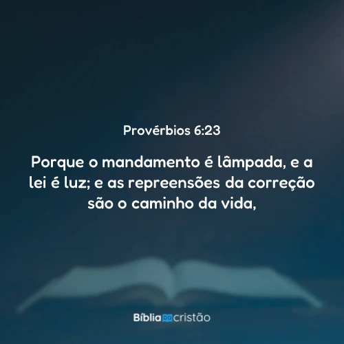 Provérbios 6:23