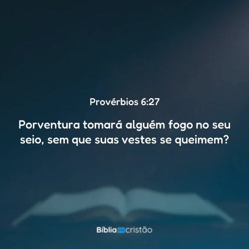 Provérbios 6:27