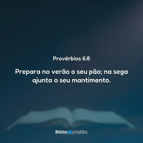 Provérbios 6:8