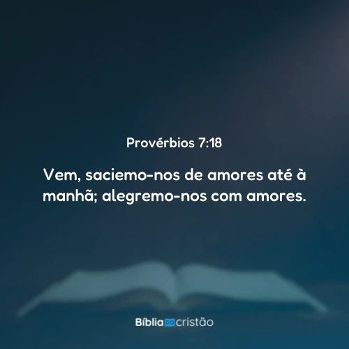 Provérbios 7:18