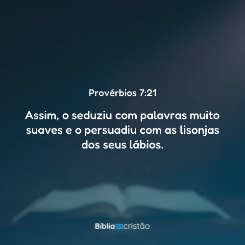 Provérbios 7:21