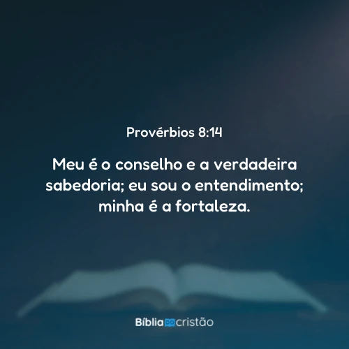 Provérbios 8:14