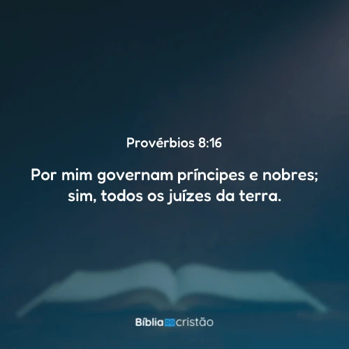 Provérbios 8:16