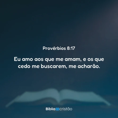 Provérbios 8:17