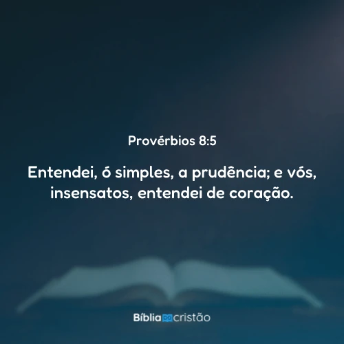Provérbios 8:5