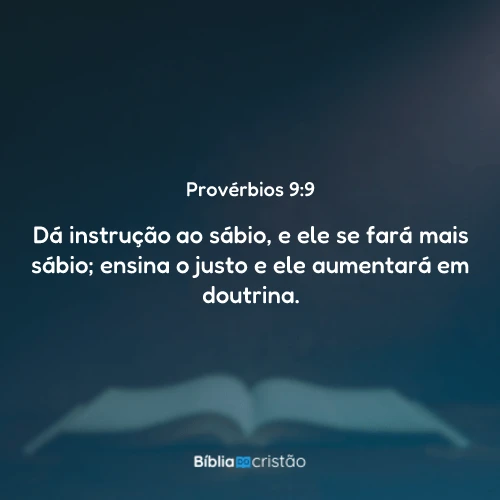 Provérbios 9:9