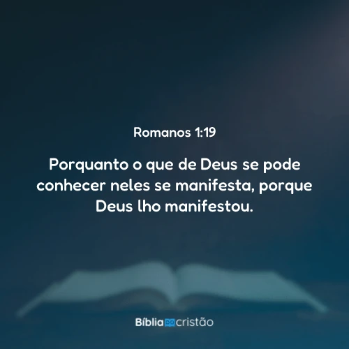 Romanos 1:19