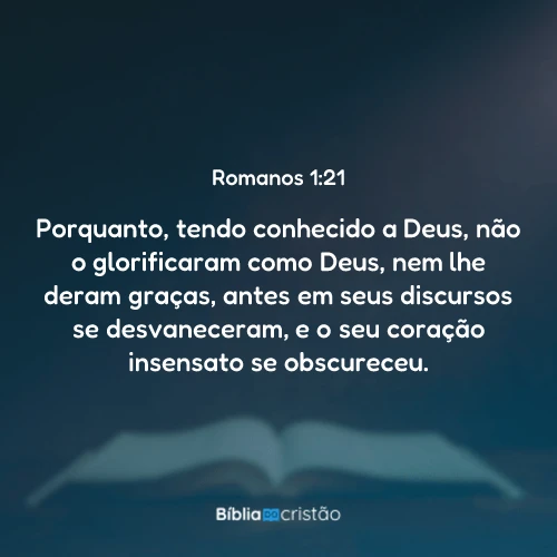 Romanos 1:21