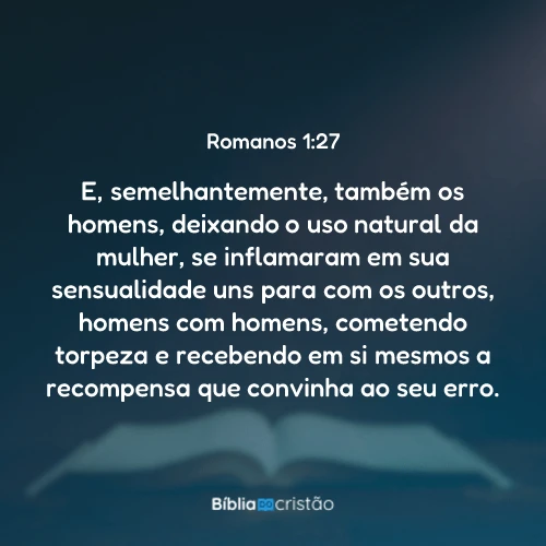 Romanos 1:27