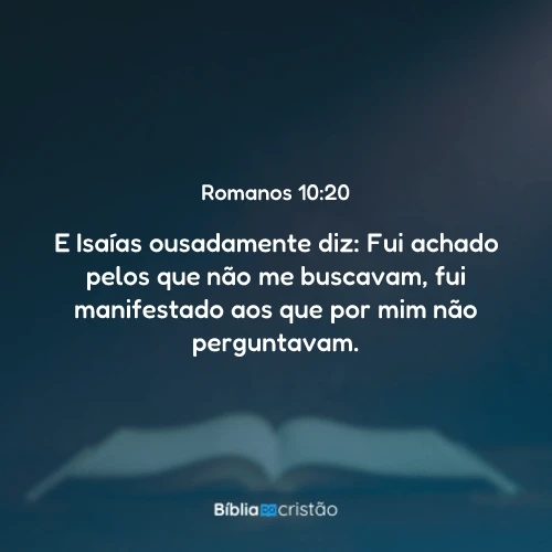 Romanos 10:20