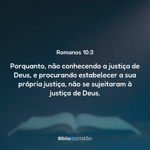 Romanos 10:3