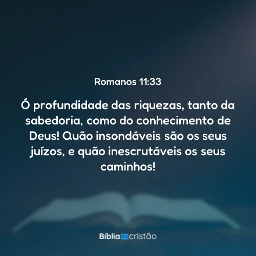 Romanos 11:33