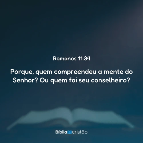 Romanos 11:34