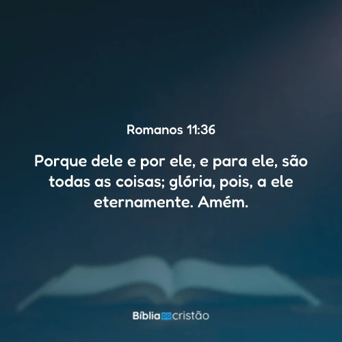 Romanos 11:36