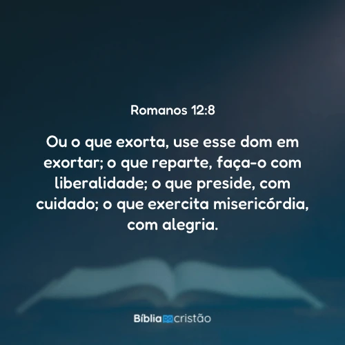 Romanos 12:8