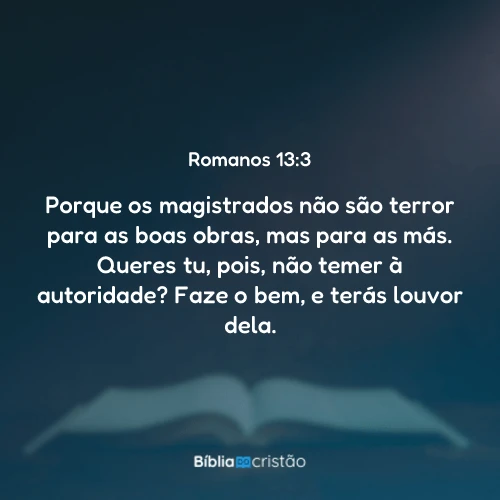 Romanos 13:3
