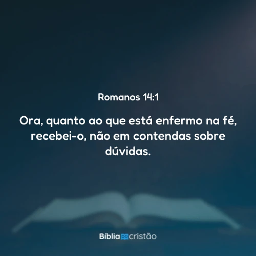 Romanos 14:1