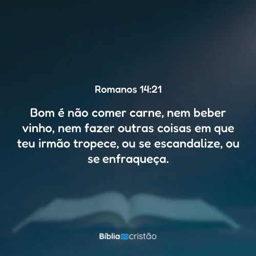 Romanos 14:21