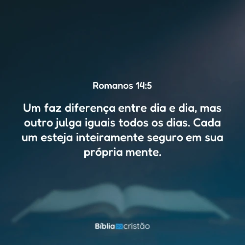 Romanos 14:5