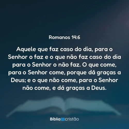 Romanos 14:6