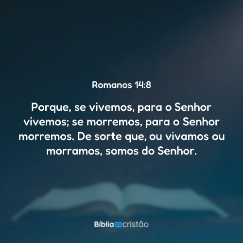 Romanos 14:8