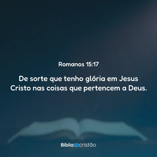 Romanos 15:17