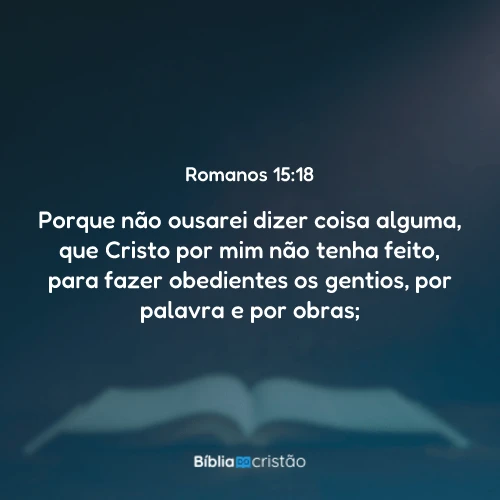 Romanos 15:18