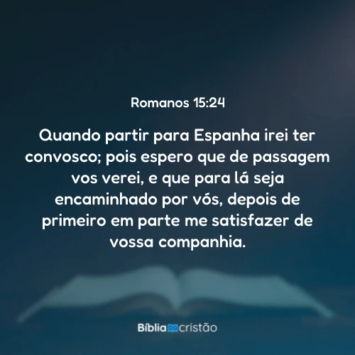 Romanos 15:24