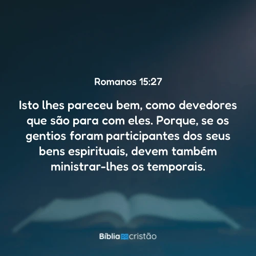 Romanos 15:27