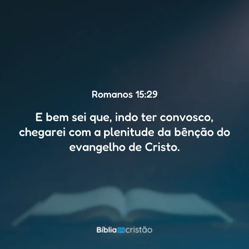 Romanos 15:29