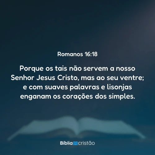 Romanos 16:18