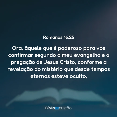 Romanos 16:25
