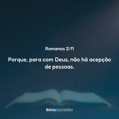 Romanos 2:11