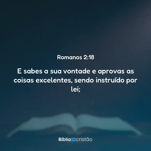 Romanos 2:18