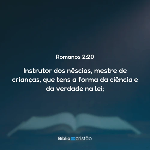 Romanos 2:20