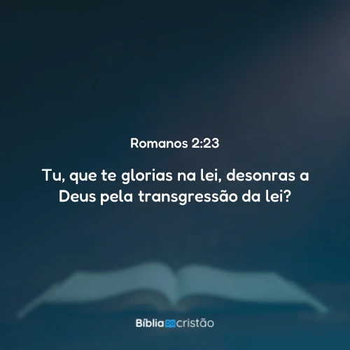 Romanos 2:23