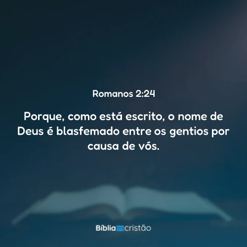Romanos 2:24