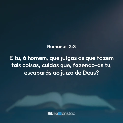 Romanos 2:3